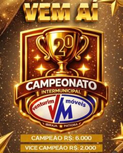 ABERTURA DO 2º CAMPEONATO INTERMUNICIPAL PROMETE MOVIMENTAR IBIRAJÁ NESTE DOMINGO, 12 DE ABRIL