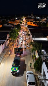 Carreata em apoio a Flávio Bolsonaro movimenta Ibirajá e reúne apoiadores que defendem mudança de governo